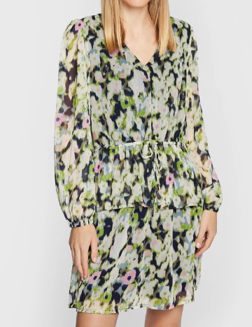 Rochie scurta Ichi, verde