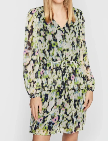 Rochie scurta Ichi, verde