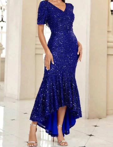 Rochie lunga SHEIN, albastru