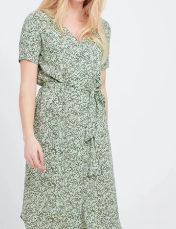 Rochie medie Fransa, verde