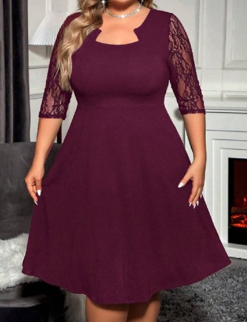 Rochie scurta SHEIN CURVE, mov