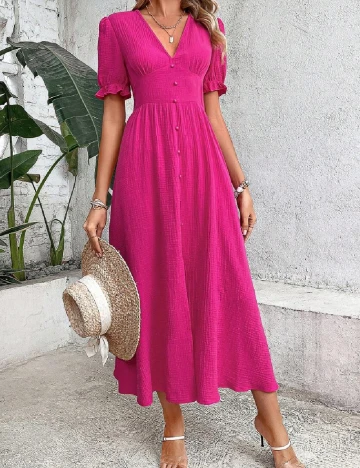 Rochie medie SHEIN, roz