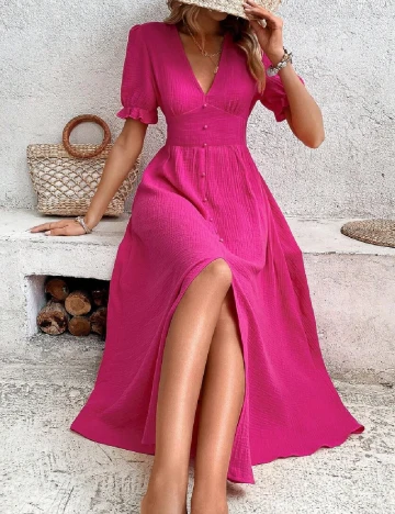 Rochie medie SHEIN, roz