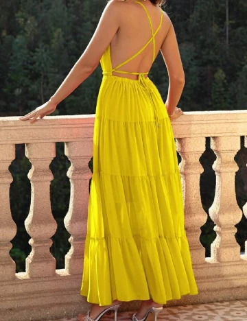 Rochie lunga SHEIN, galben
