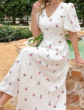Rochie lunga SHEIN, alb