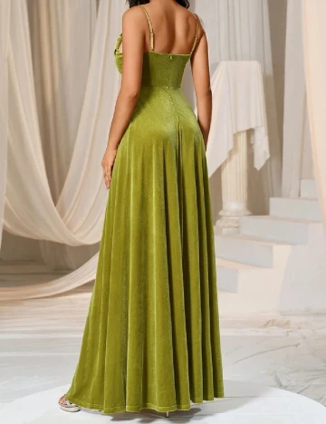 Rochie lunga Faeriesty, verde