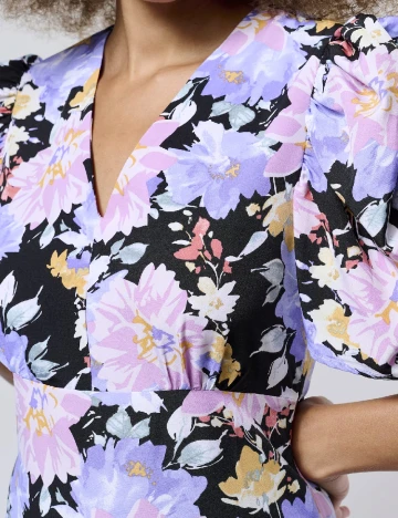 Rochie medie Ichi, floral print