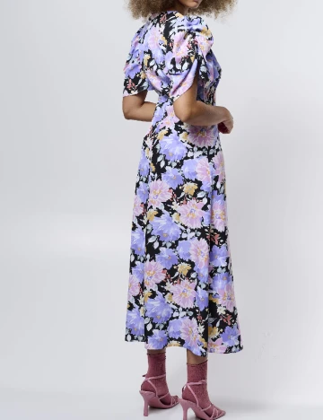 Rochie medie Ichi, floral print
