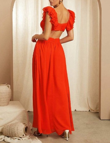 Rochie lunga SHEIN, portocaliu