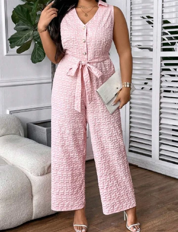 Salopeta SHEIN CURVE, roz