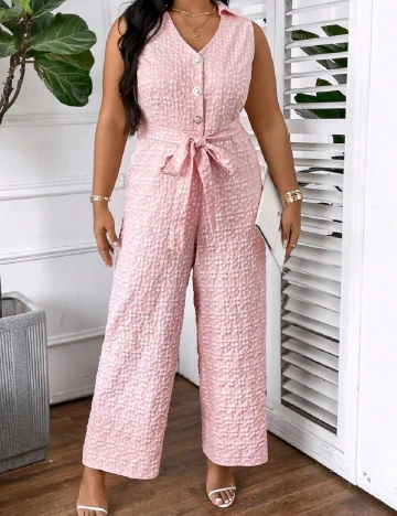 Salopeta SHEIN CURVE, roz