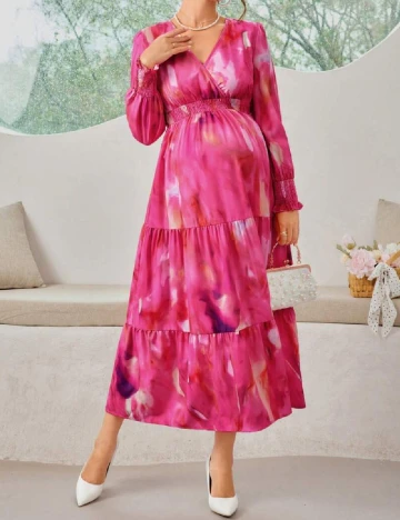 Rochie lunga SHEIN Maternity, roz