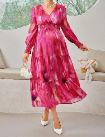 Rochie lunga SHEIN Maternity, roz