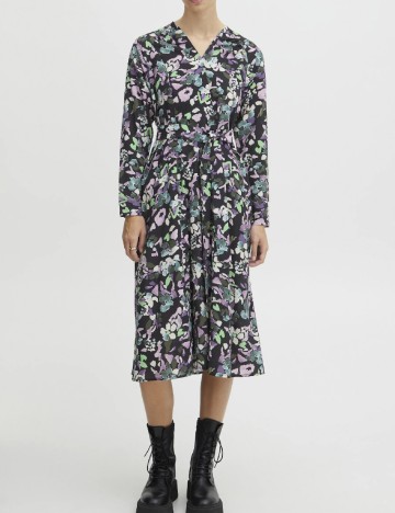 
						Rochie medie Ichi, floral print