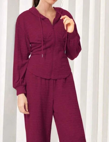 Hanorac SHEIN, magenta