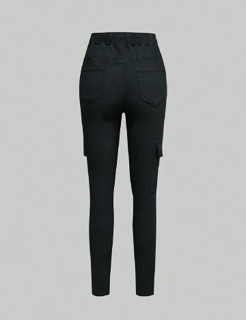 Pantaloni Shein Kids, negru