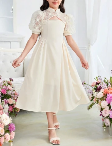 Rochie Shein Kids, crem Crem