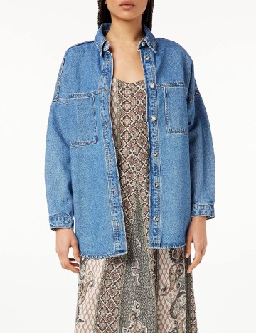 Rochie lunga Cream, mix culori