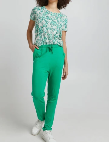 Pantaloni Ichi, verde