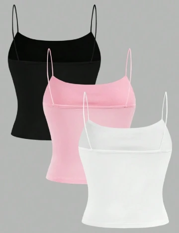 Set topuri 3 bucati SHEIN, mix culori