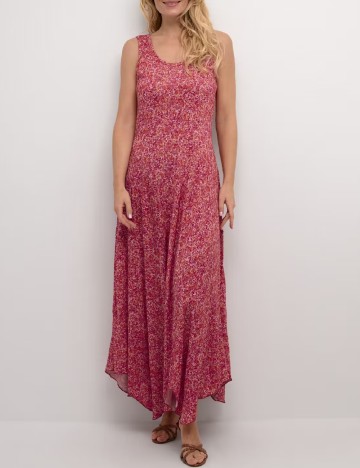 Rochie lunga Cream, roz