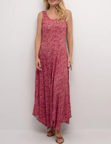 Rochie lunga Cream, roz