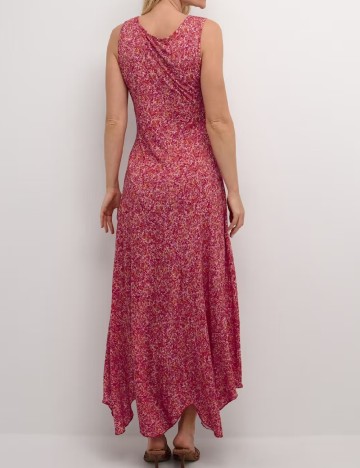 Rochie lunga Cream, roz