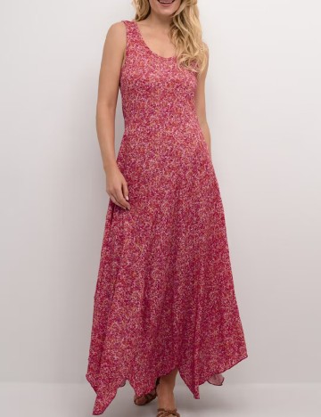Rochie lunga Cream, roz