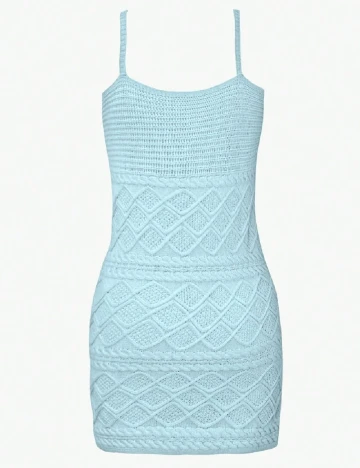Rochie scurta SHEIN, albastru Albastru