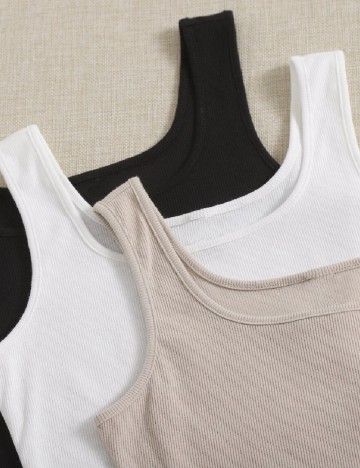 Set topuri 3 bucati SHEIN, mix culori