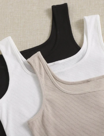 Set topuri 3 bucati SHEIN, mix culori