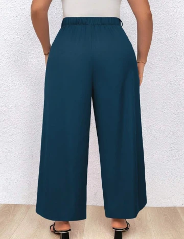 Pantaloni SHEIN CURVE, albastru