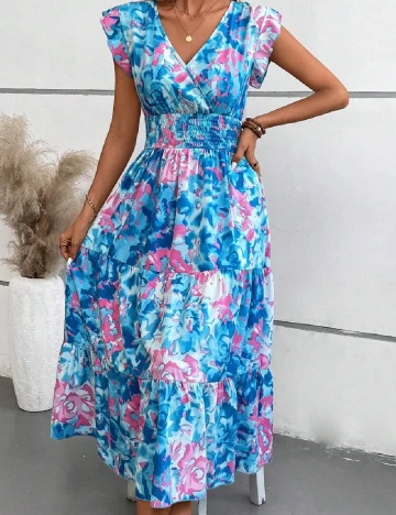 Rochie medie SHEIN, albastru