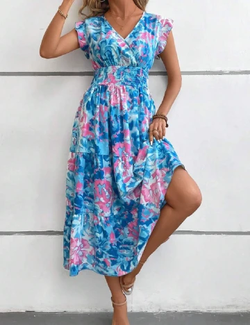 Rochie medie SHEIN, albastru