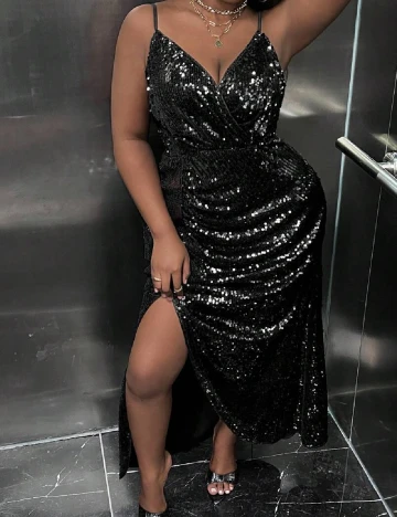 Rochie medie SHEIN CURVE, negru