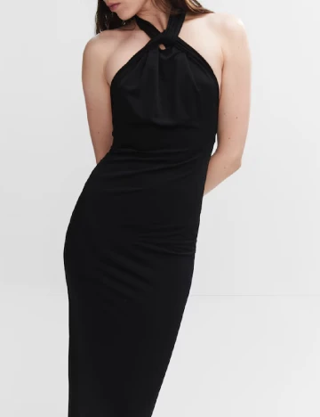 Rochie lunga Mango, negru