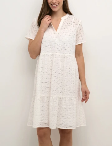 Rochie scurta Culture, alb