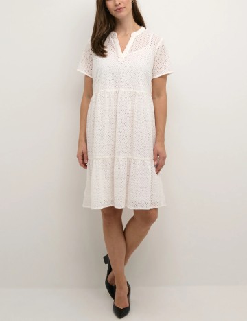 Rochie scurta Culture, alb