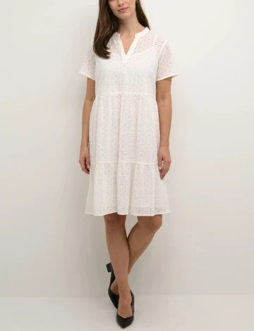 Rochie scurta Culture, alb