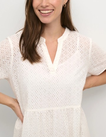 Rochie scurta Culture, alb