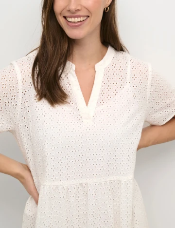 Rochie scurta Culture, alb