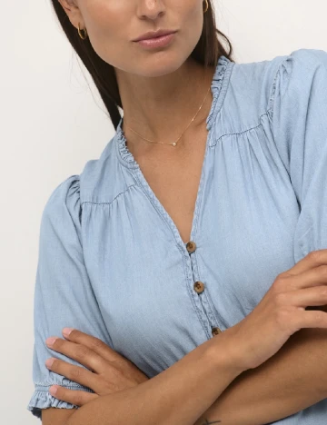 Rochie medie Culture, albastru
