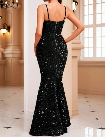 Rochie lunga Love&Lemonade, negru Negru