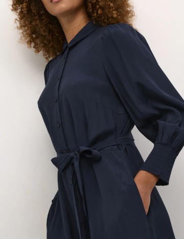 Rochie medie Kaffe, bleumarin