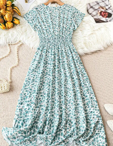 Rochie lunga SHEIN CURVE, floral print