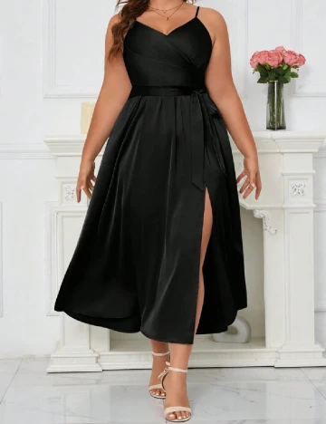 Rochie lunga SHEIN CURVE, negru