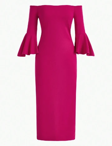 Rochie medie MOTF, roz