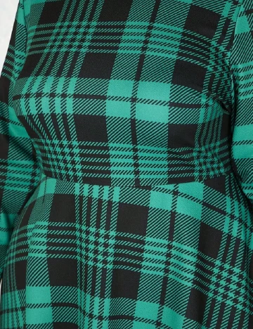 Rochie scurta SHEIN CURVE, verde
