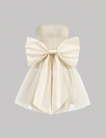 Rochie scurta SHEIN, ecru