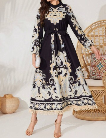 
						Rochie lunga SHEIN, mix culori